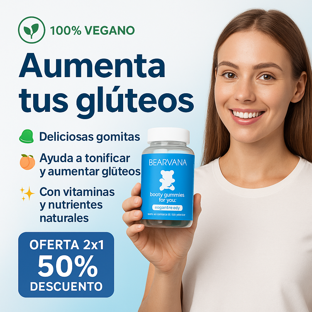 Bearvana - Gomitas Aumenta Gluteos