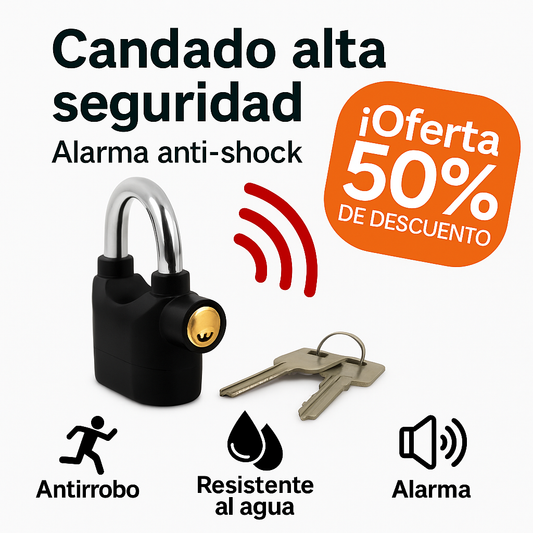 Candado Alarma Multiusos