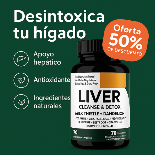 Liver Cleanse Detox X70 Capsulas