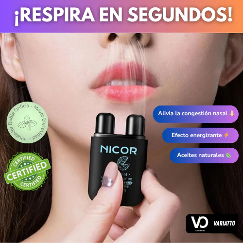 Nicor - Inhalador Nasal Que Mejora La Respiración