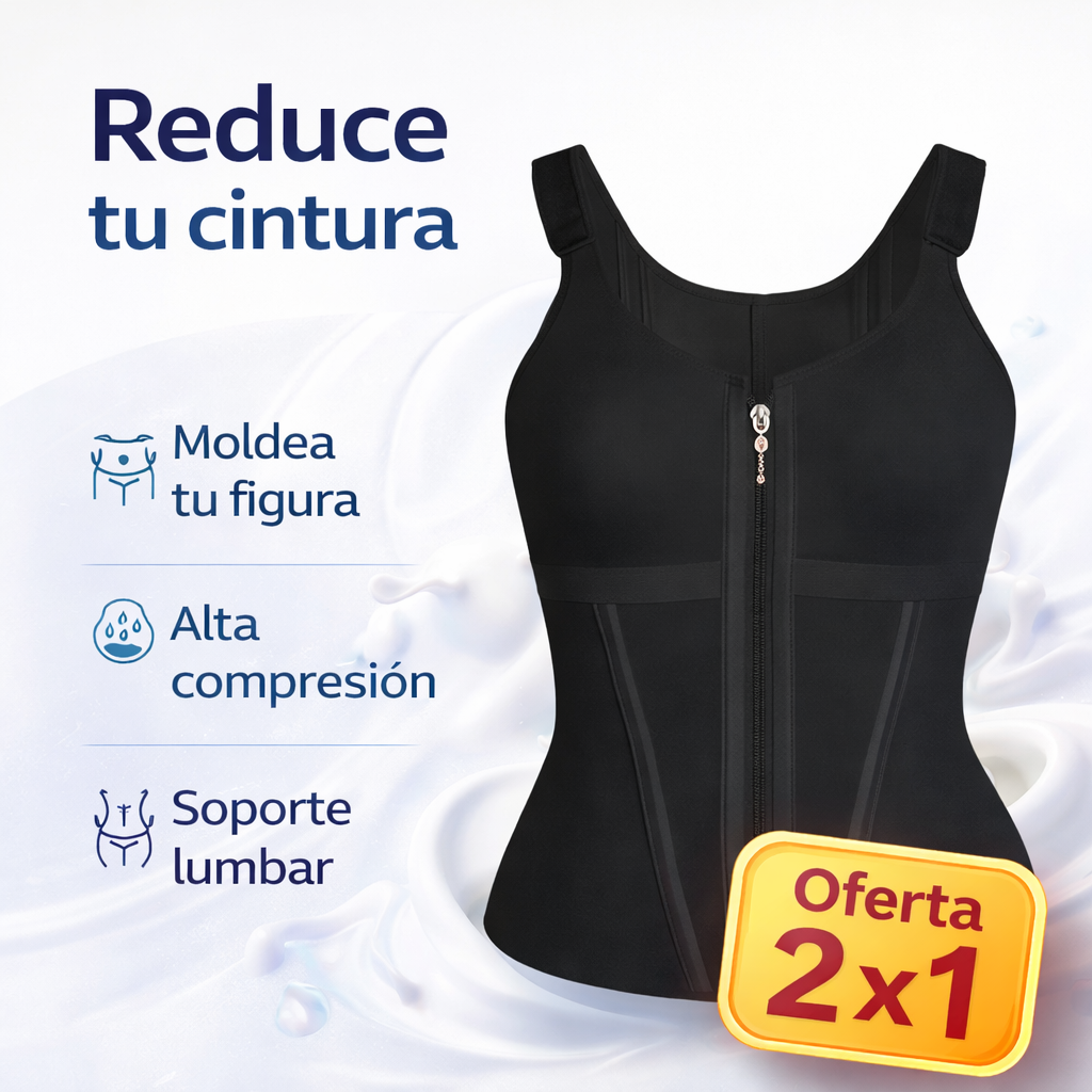 Faja Chaleco Corsé De Compresion Con Brasier