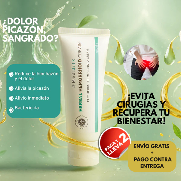 MediLisk - Crema Herbal Para Hemorroides