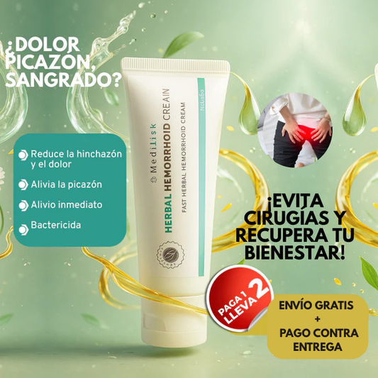 MediLisk - Crema Herbal Para Hemorroides