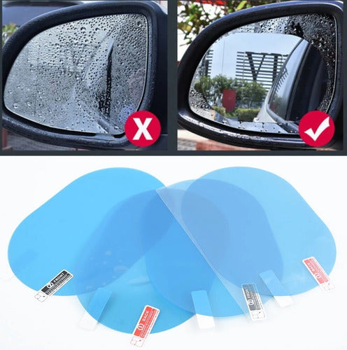 X2 Sticker Impermeable Antiempañante Para Retrovisor