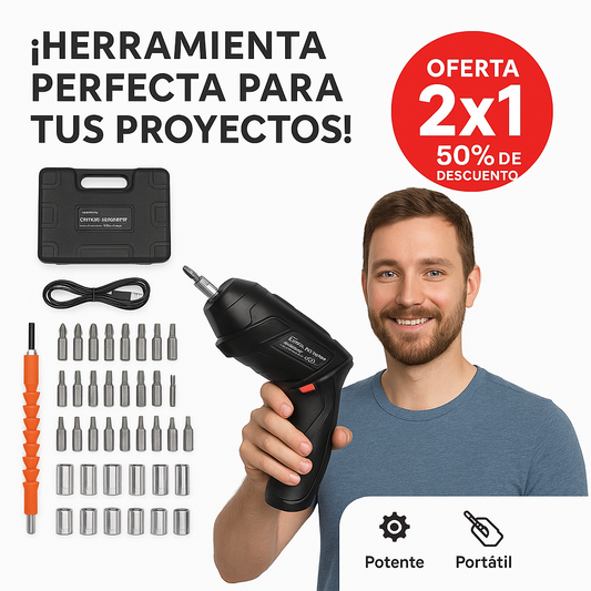 SpinMaster - Destornillador Electrico Inalambrico