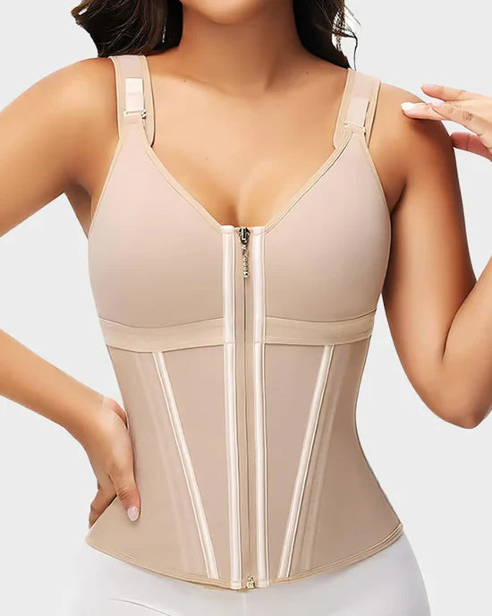 Faja Chaleco Corsé De Compresion Con Brasier