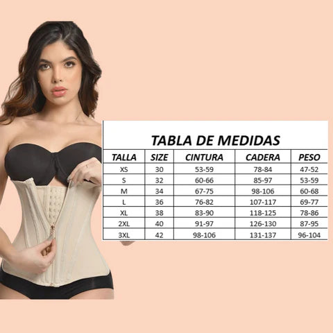 Faja Chaleco Corsé De Compresion Con Brasier